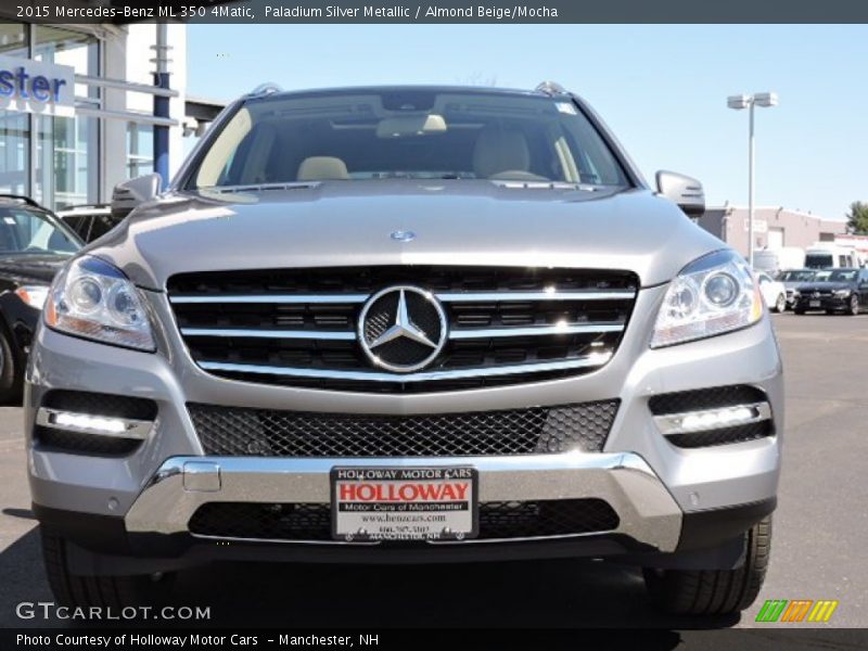Paladium Silver Metallic / Almond Beige/Mocha 2015 Mercedes-Benz ML 350 4Matic