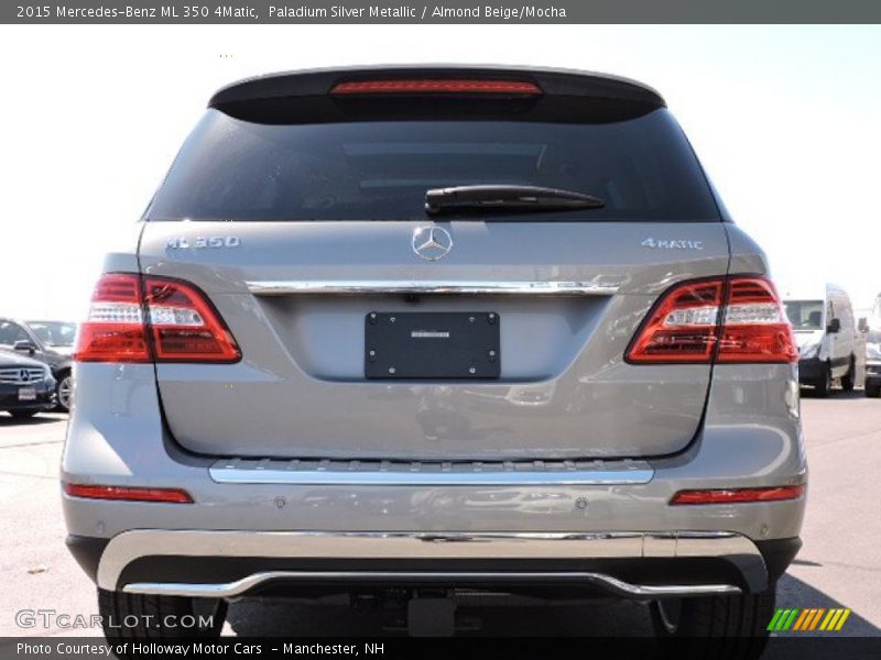 Paladium Silver Metallic / Almond Beige/Mocha 2015 Mercedes-Benz ML 350 4Matic