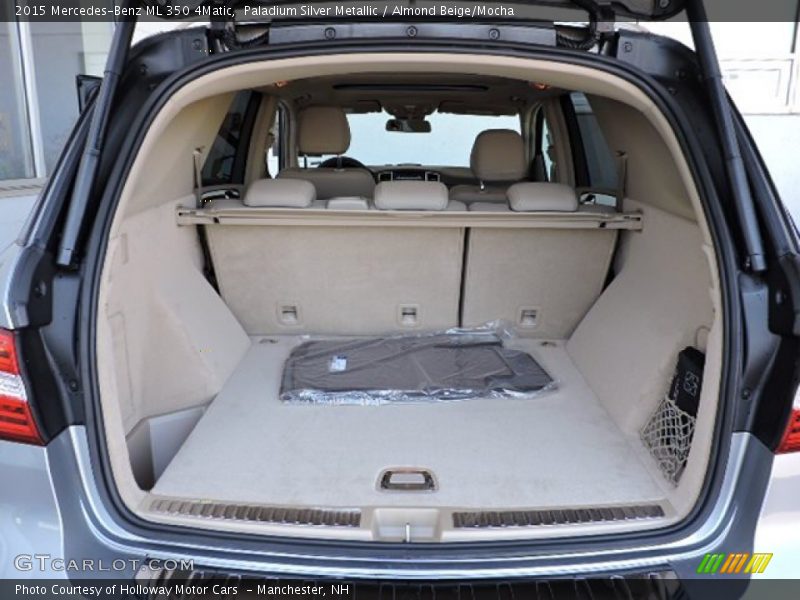 Paladium Silver Metallic / Almond Beige/Mocha 2015 Mercedes-Benz ML 350 4Matic