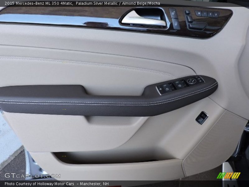 Paladium Silver Metallic / Almond Beige/Mocha 2015 Mercedes-Benz ML 350 4Matic