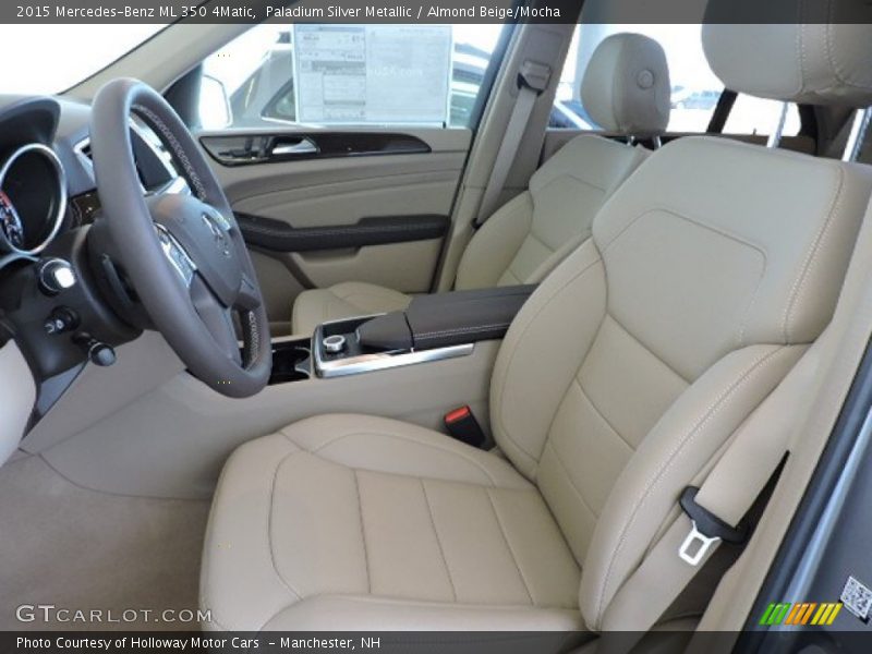 Paladium Silver Metallic / Almond Beige/Mocha 2015 Mercedes-Benz ML 350 4Matic