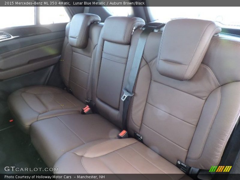 Lunar Blue Metallic / Auburn Brown/Black 2015 Mercedes-Benz ML 350 4Matic