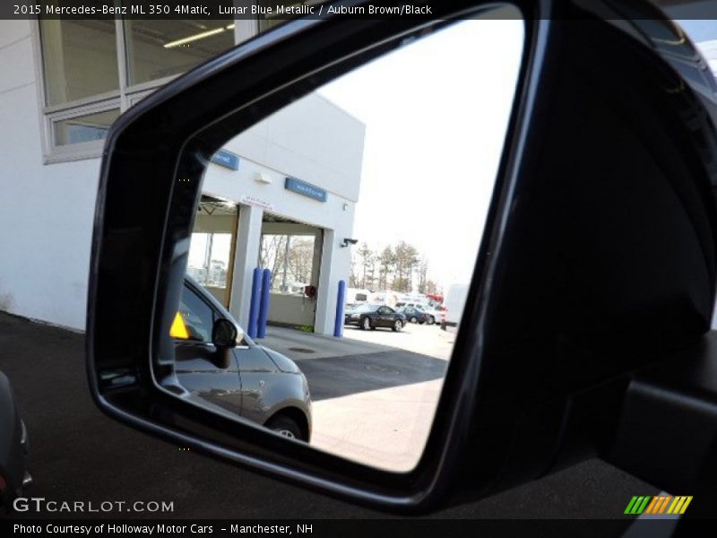 Lunar Blue Metallic / Auburn Brown/Black 2015 Mercedes-Benz ML 350 4Matic
