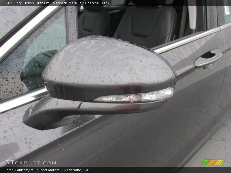 Magnetic Metallic / Charcoal Black 2015 Ford Fusion Titanium