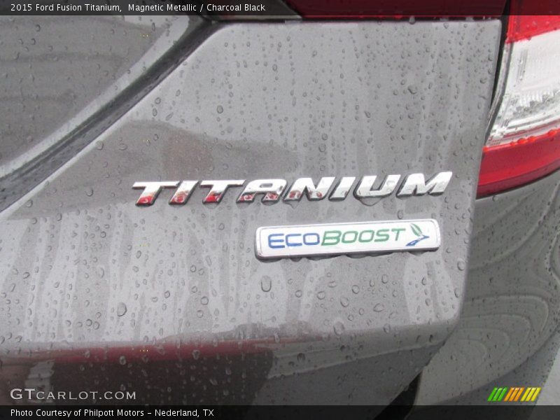 Magnetic Metallic / Charcoal Black 2015 Ford Fusion Titanium