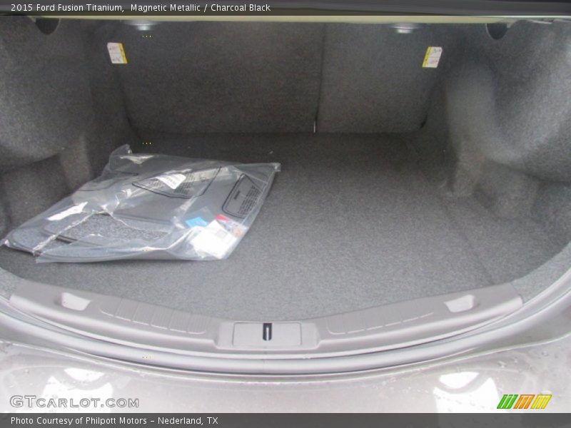 Magnetic Metallic / Charcoal Black 2015 Ford Fusion Titanium