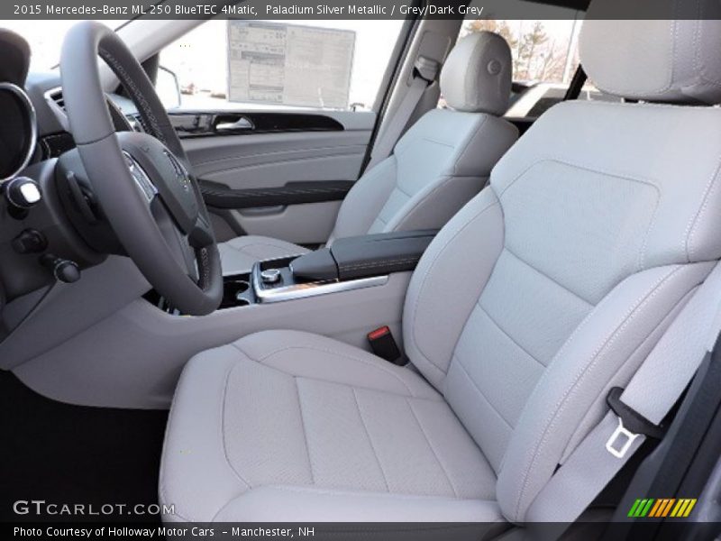 Paladium Silver Metallic / Grey/Dark Grey 2015 Mercedes-Benz ML 250 BlueTEC 4Matic