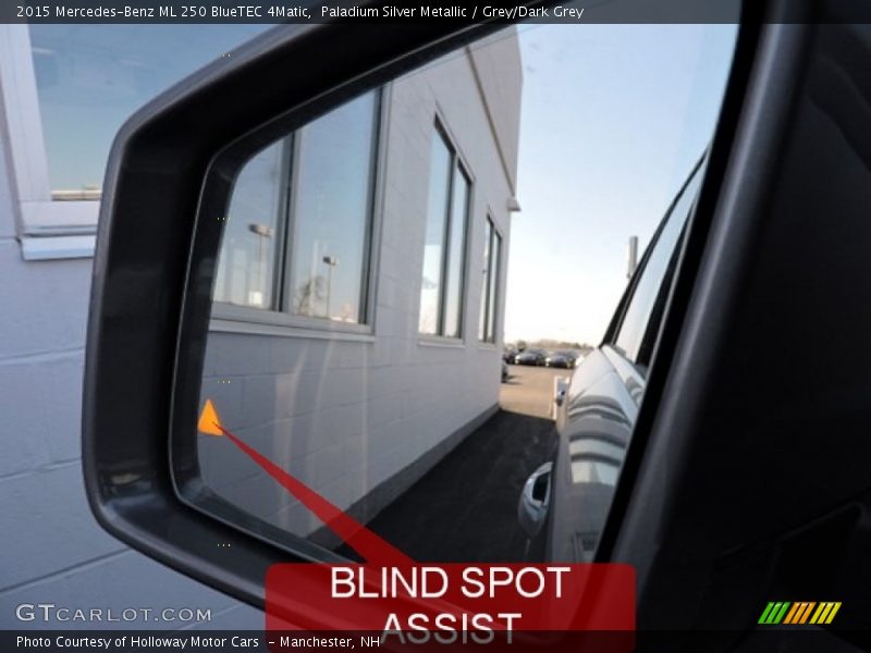 Paladium Silver Metallic / Grey/Dark Grey 2015 Mercedes-Benz ML 250 BlueTEC 4Matic