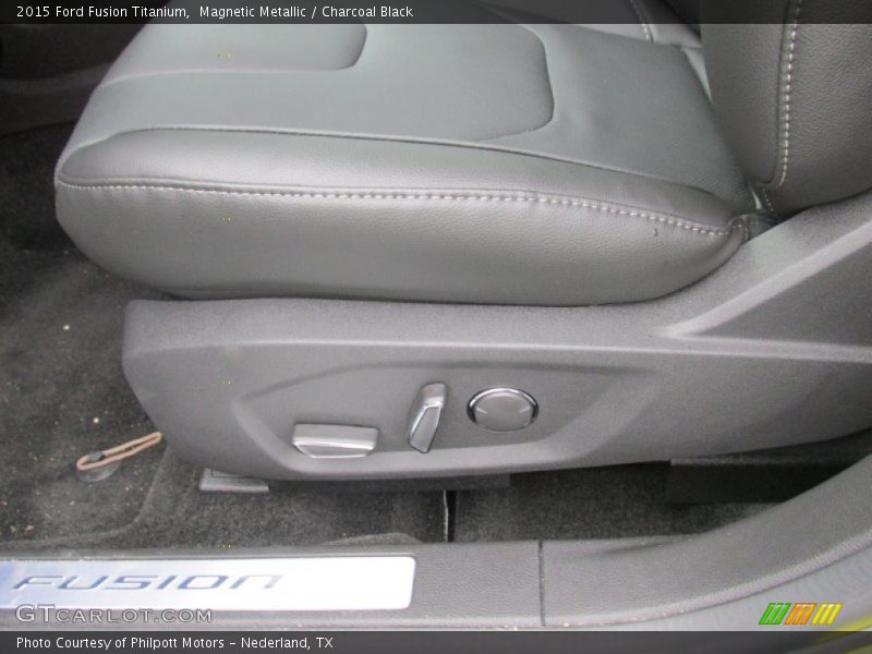 Magnetic Metallic / Charcoal Black 2015 Ford Fusion Titanium