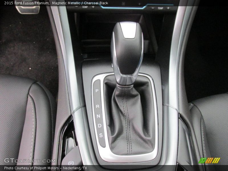 Magnetic Metallic / Charcoal Black 2015 Ford Fusion Titanium