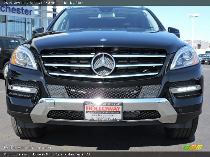 Black / Black 2015 Mercedes-Benz ML 350 4Matic