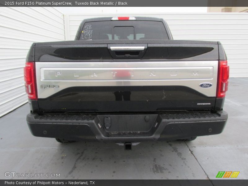 Tuxedo Black Metallic / Black 2015 Ford F150 Platinum SuperCrew