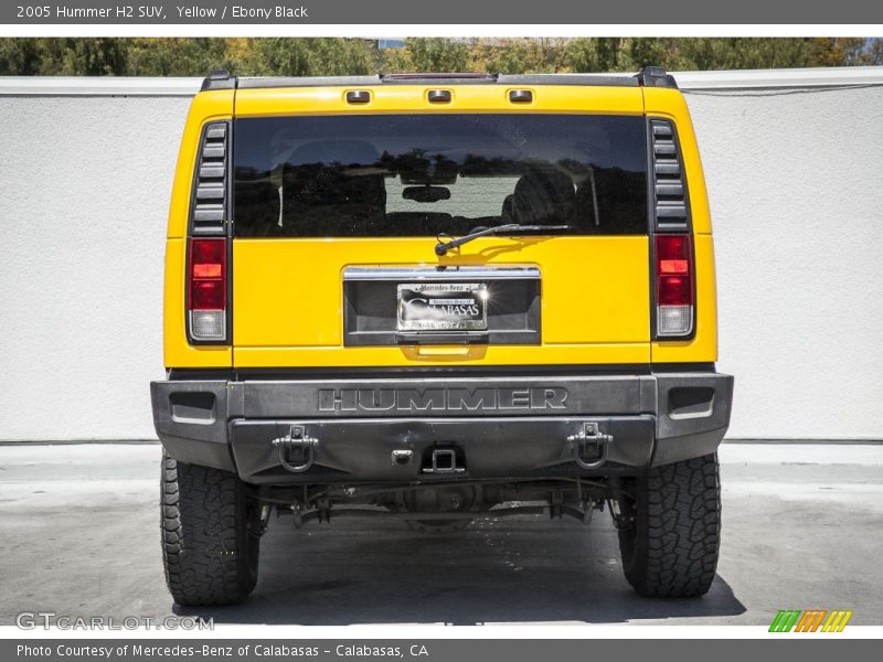 Yellow / Ebony Black 2005 Hummer H2 SUV