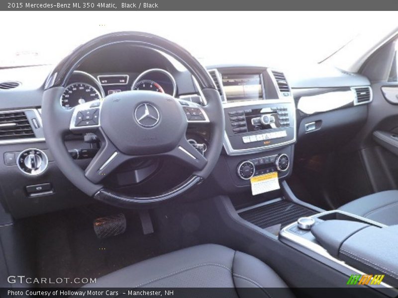 Black / Black 2015 Mercedes-Benz ML 350 4Matic