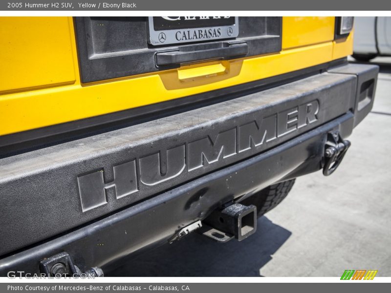 Yellow / Ebony Black 2005 Hummer H2 SUV