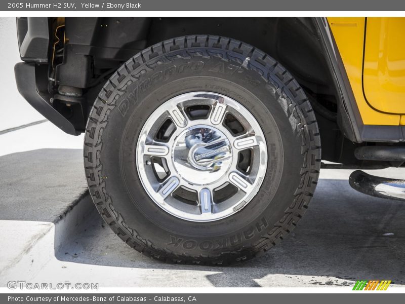 Yellow / Ebony Black 2005 Hummer H2 SUV