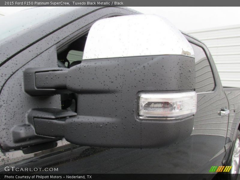 Tuxedo Black Metallic / Black 2015 Ford F150 Platinum SuperCrew