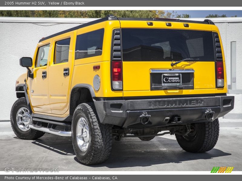 Yellow / Ebony Black 2005 Hummer H2 SUV