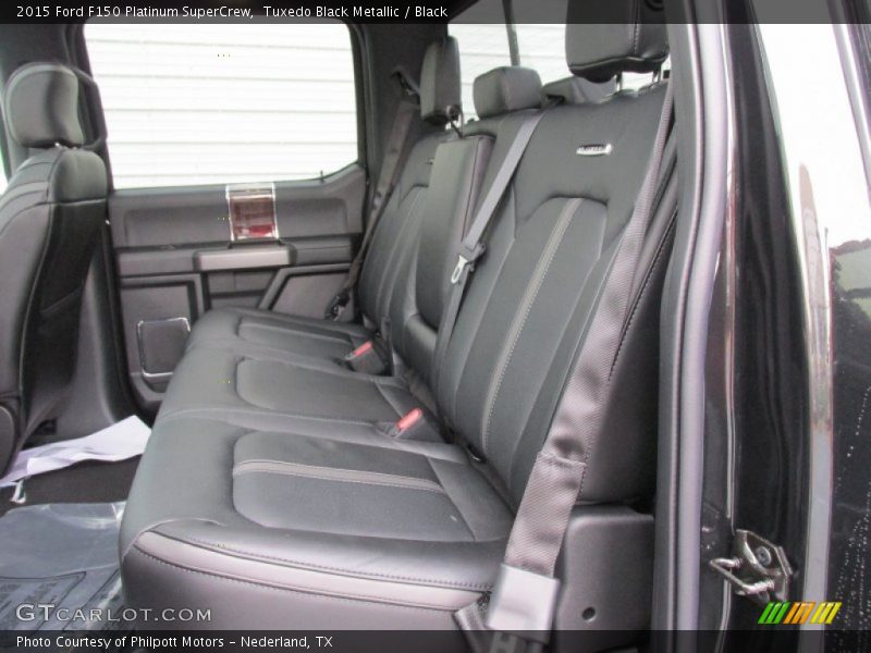 Tuxedo Black Metallic / Black 2015 Ford F150 Platinum SuperCrew