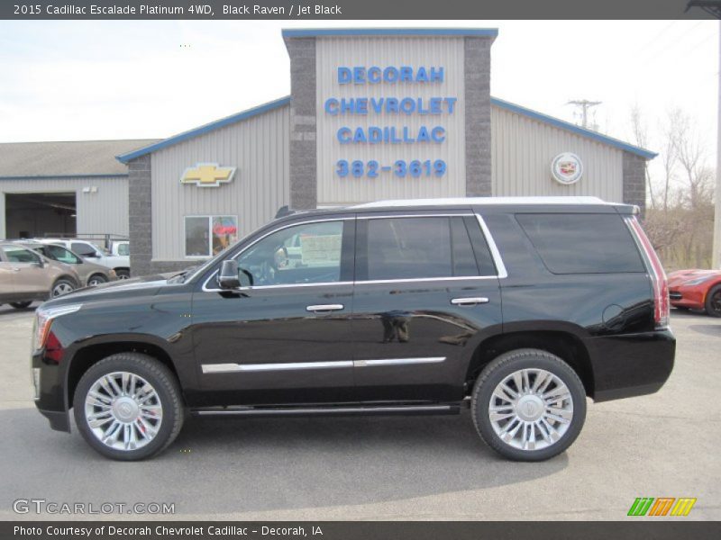 Black Raven / Jet Black 2015 Cadillac Escalade Platinum 4WD