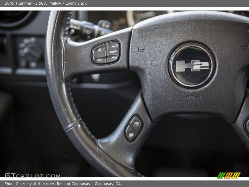 Yellow / Ebony Black 2005 Hummer H2 SUV