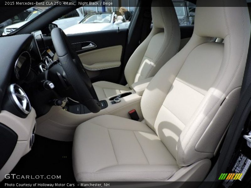 Front Seat of 2015 CLA 250 4Matic