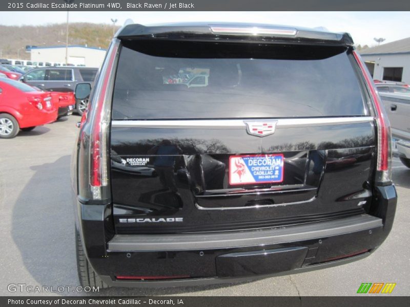 Black Raven / Jet Black 2015 Cadillac Escalade Platinum 4WD