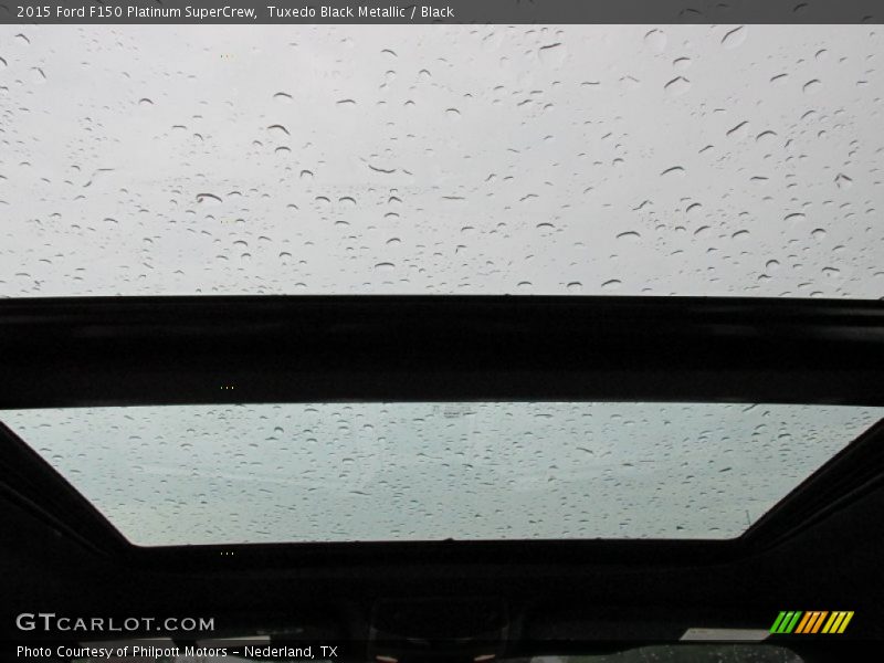 Tuxedo Black Metallic / Black 2015 Ford F150 Platinum SuperCrew