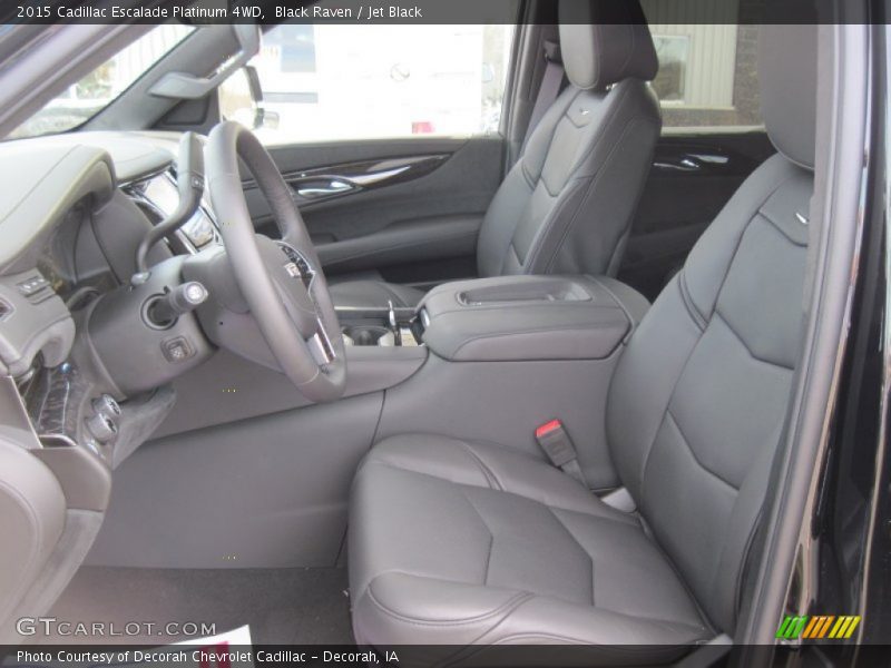 Front Seat of 2015 Escalade Platinum 4WD