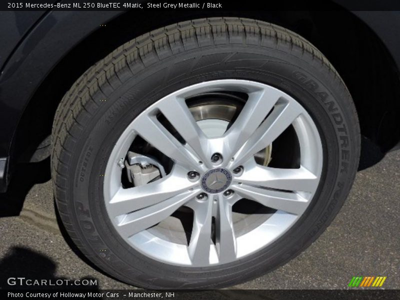Steel Grey Metallic / Black 2015 Mercedes-Benz ML 250 BlueTEC 4Matic