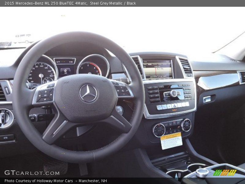 Steel Grey Metallic / Black 2015 Mercedes-Benz ML 250 BlueTEC 4Matic