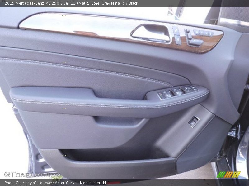 Steel Grey Metallic / Black 2015 Mercedes-Benz ML 250 BlueTEC 4Matic