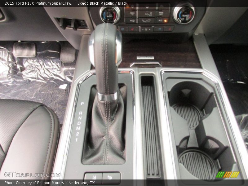 Tuxedo Black Metallic / Black 2015 Ford F150 Platinum SuperCrew