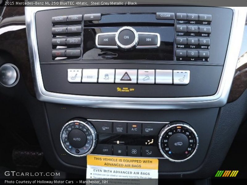 Steel Grey Metallic / Black 2015 Mercedes-Benz ML 250 BlueTEC 4Matic