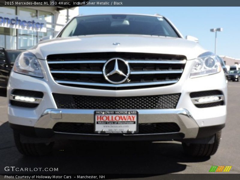 Iridium Silver Metallic / Black 2015 Mercedes-Benz ML 350 4Matic
