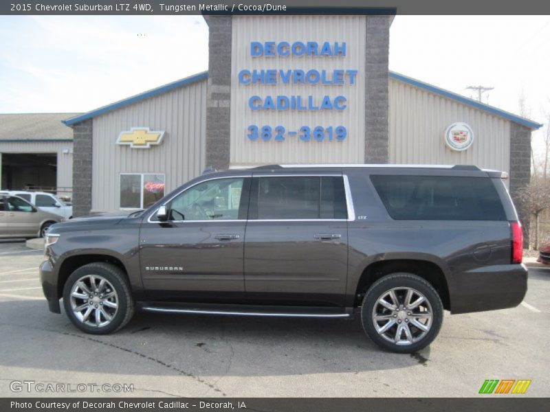 Tungsten Metallic / Cocoa/Dune 2015 Chevrolet Suburban LTZ 4WD
