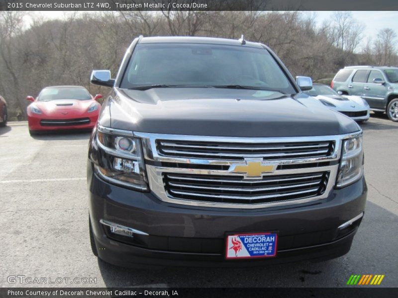 Tungsten Metallic / Cocoa/Dune 2015 Chevrolet Suburban LTZ 4WD