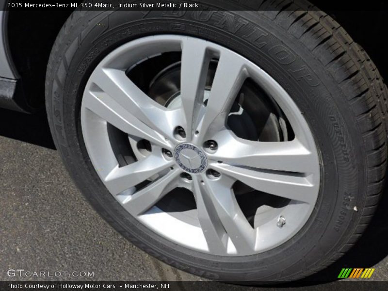 Iridium Silver Metallic / Black 2015 Mercedes-Benz ML 350 4Matic