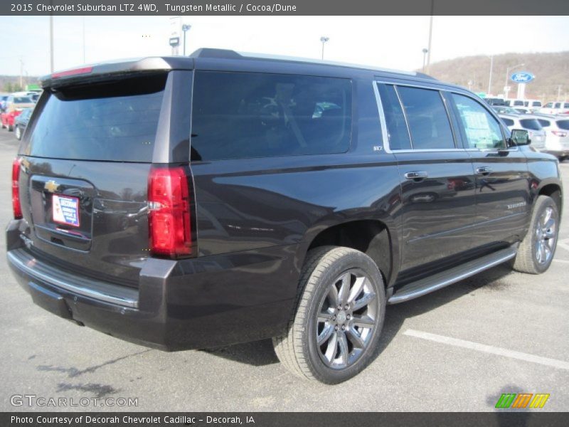Tungsten Metallic / Cocoa/Dune 2015 Chevrolet Suburban LTZ 4WD