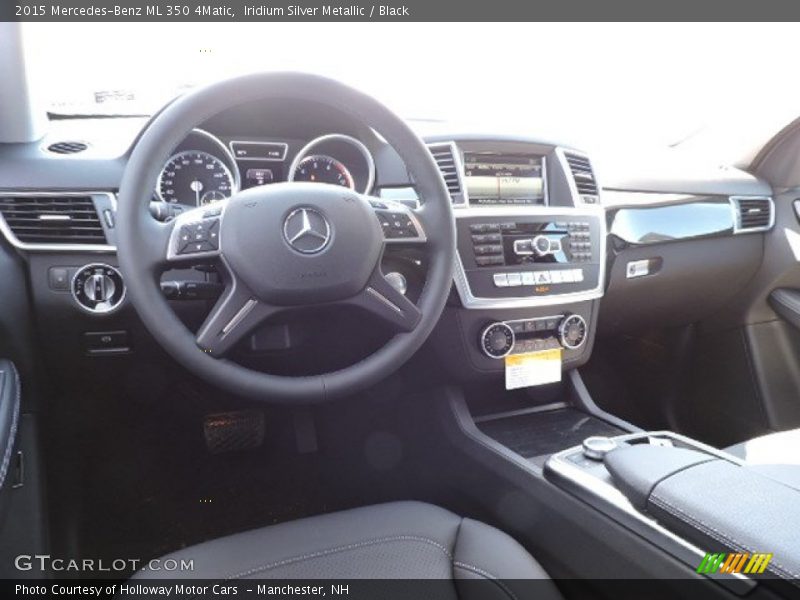 Iridium Silver Metallic / Black 2015 Mercedes-Benz ML 350 4Matic