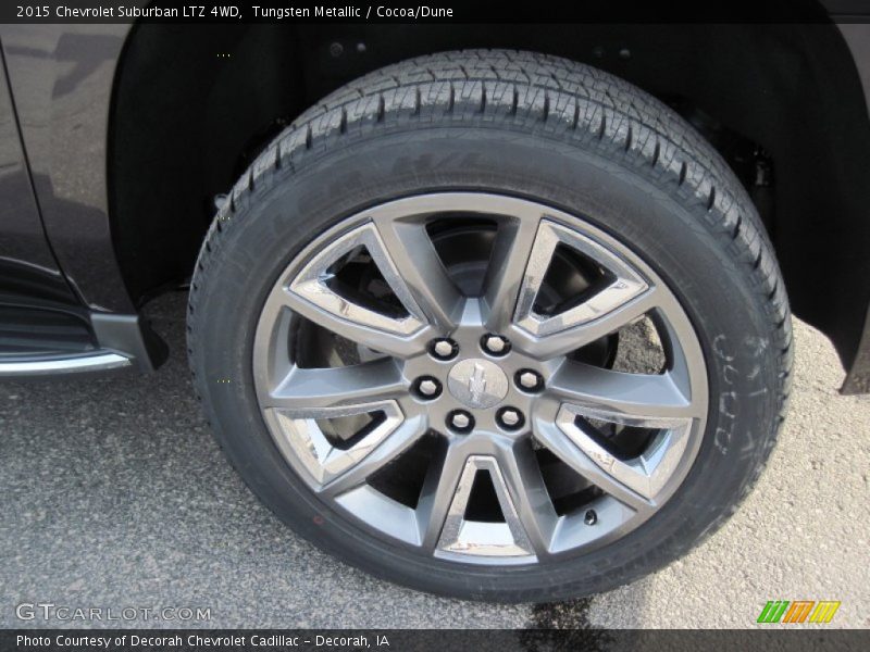 Tungsten Metallic / Cocoa/Dune 2015 Chevrolet Suburban LTZ 4WD