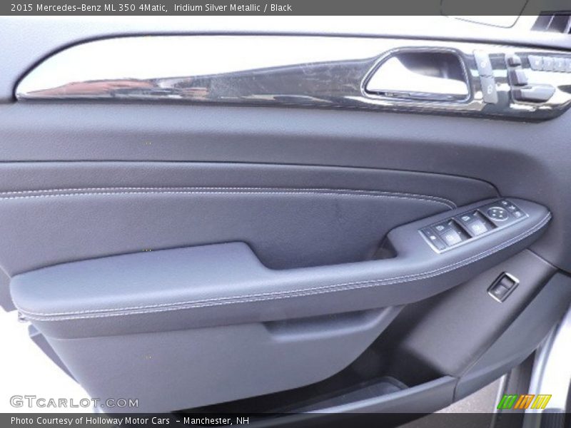 Iridium Silver Metallic / Black 2015 Mercedes-Benz ML 350 4Matic