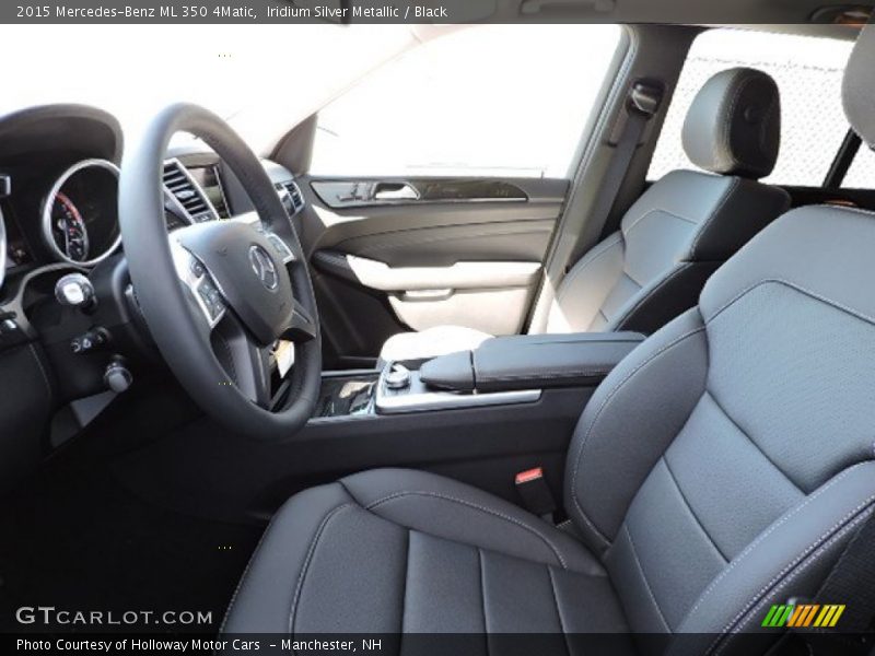 Iridium Silver Metallic / Black 2015 Mercedes-Benz ML 350 4Matic