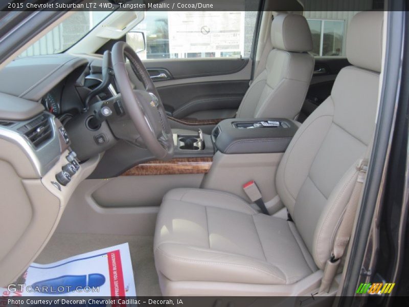 Tungsten Metallic / Cocoa/Dune 2015 Chevrolet Suburban LTZ 4WD