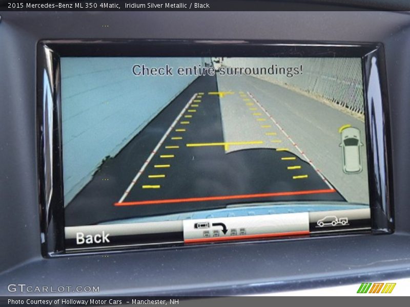 Iridium Silver Metallic / Black 2015 Mercedes-Benz ML 350 4Matic