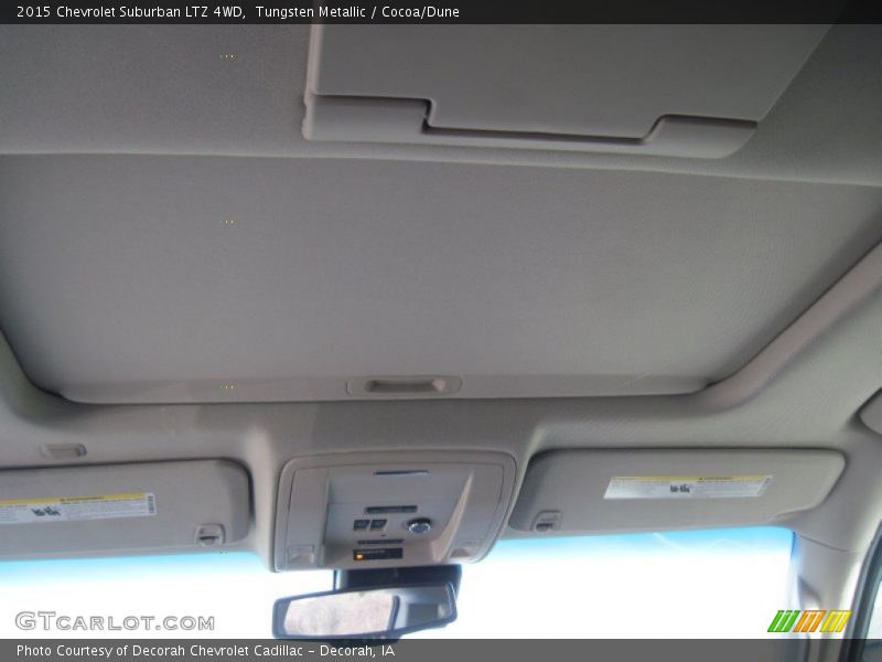 Tungsten Metallic / Cocoa/Dune 2015 Chevrolet Suburban LTZ 4WD