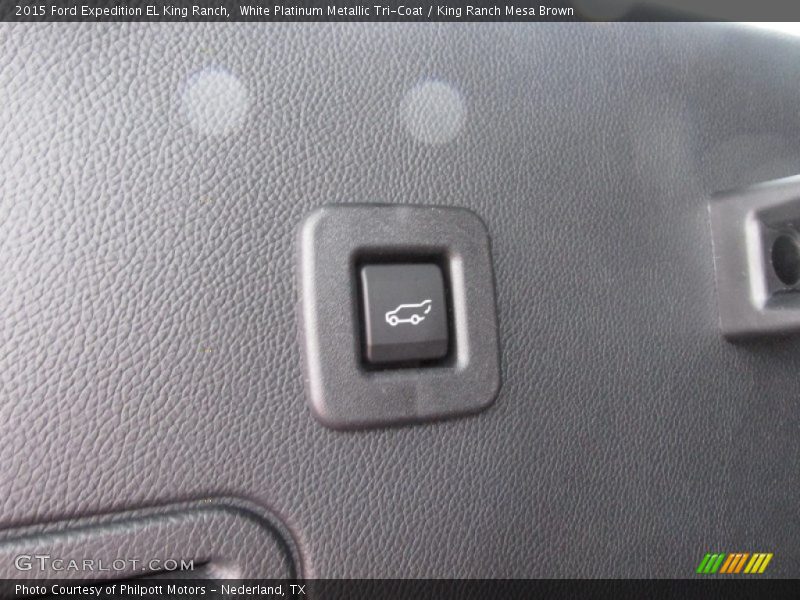 White Platinum Metallic Tri-Coat / King Ranch Mesa Brown 2015 Ford Expedition EL King Ranch