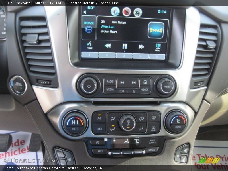 Tungsten Metallic / Cocoa/Dune 2015 Chevrolet Suburban LTZ 4WD