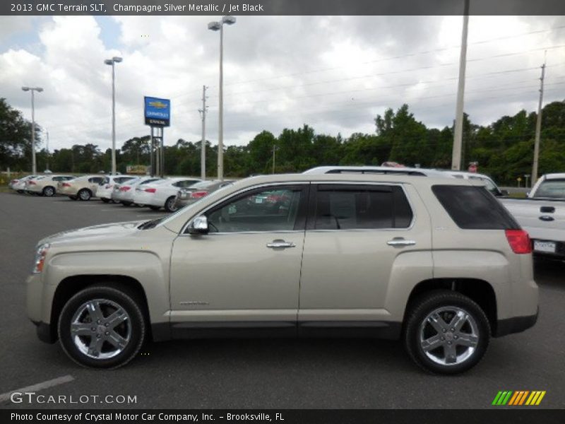 Champagne Silver Metallic / Jet Black 2013 GMC Terrain SLT