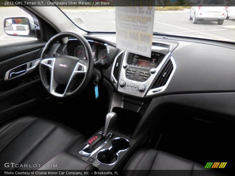 Champagne Silver Metallic / Jet Black 2013 GMC Terrain SLT